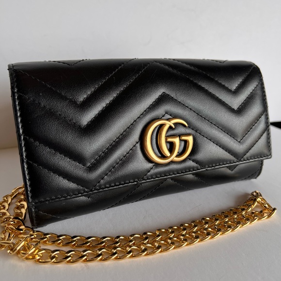 🌺GUCCI MARMOT WALLET-CROSSBODY MINI BAG 🌺 - Picture 11 of 16